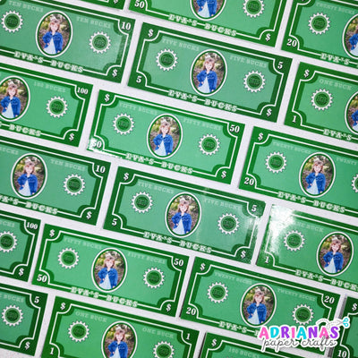 Printable Custom Kids Bucks