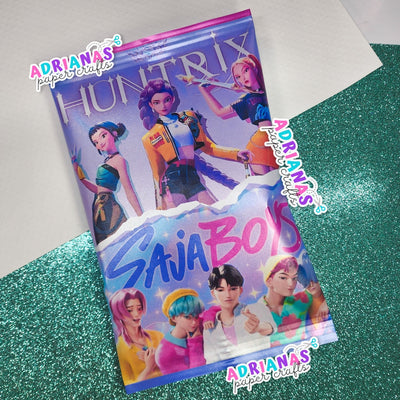 KPOP Demon Hunters Printable Chip Bag  - INSTANT DOWNLOAD!