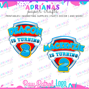 Custom Paw Patrol Logo