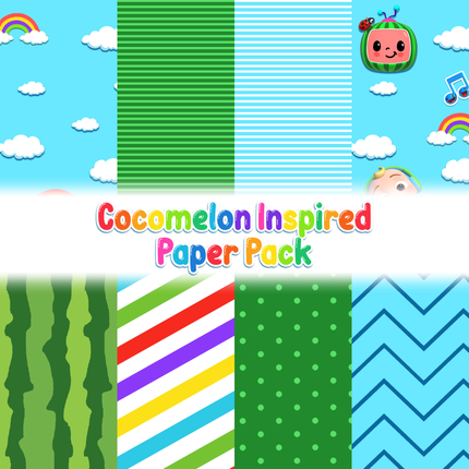 Cocomelon Inspired - Digital Paper Pack