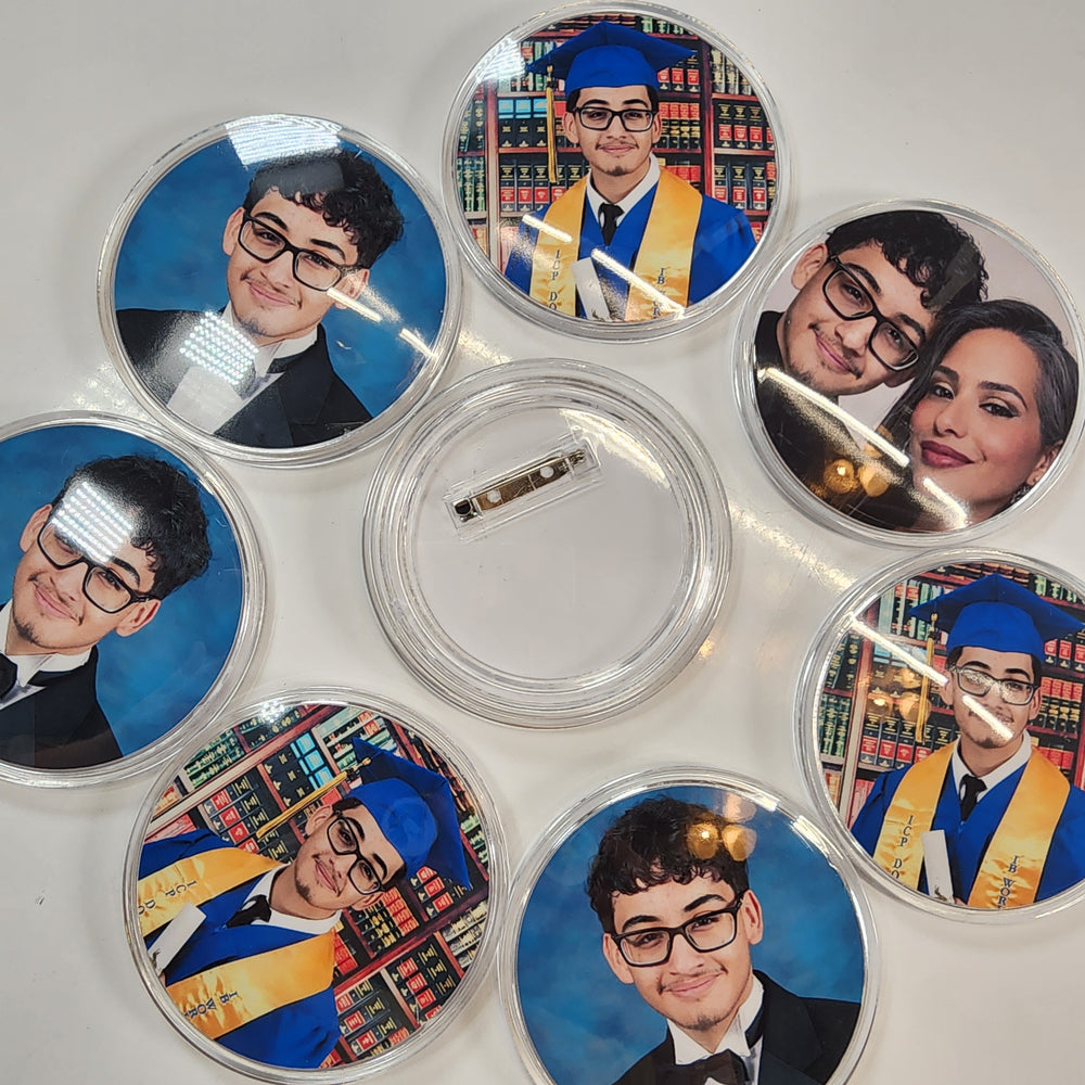 3" Custom Buttons