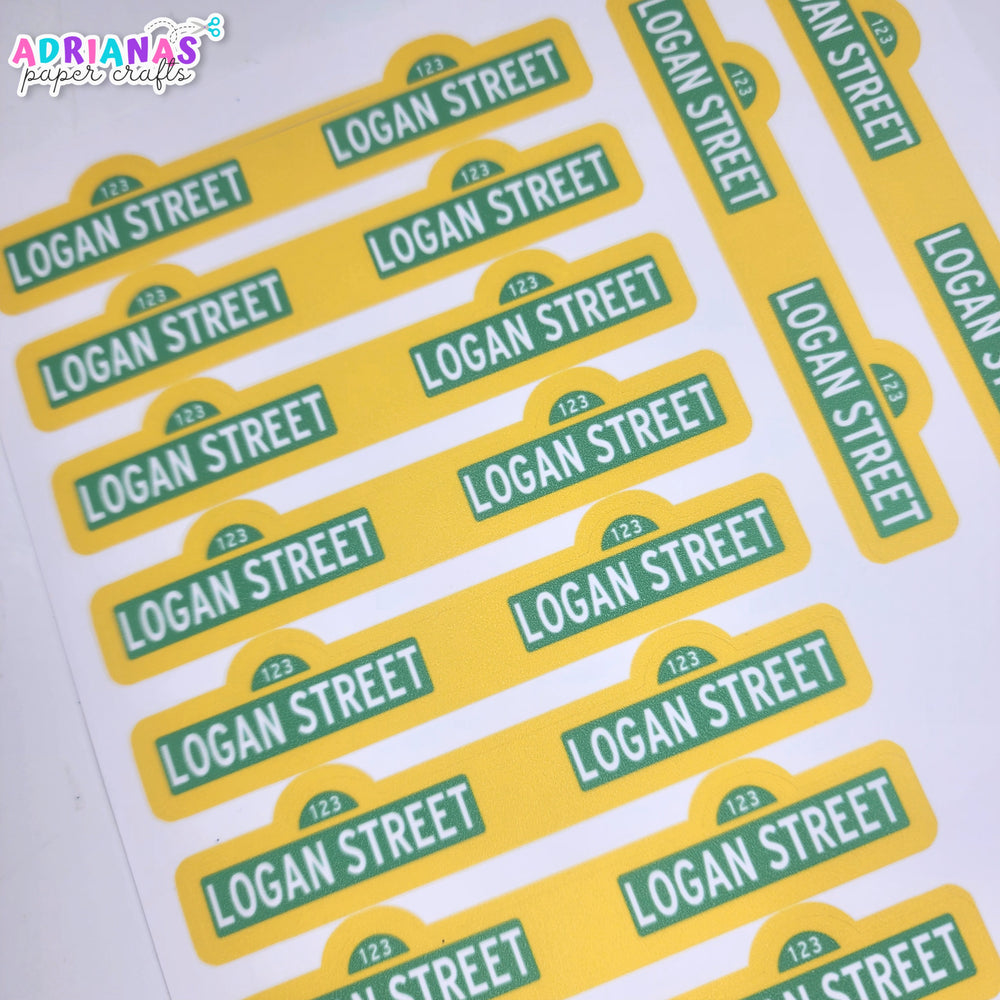 Sesame Street Straw Stickers
