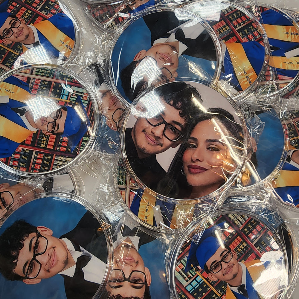 3" Custom Buttons
