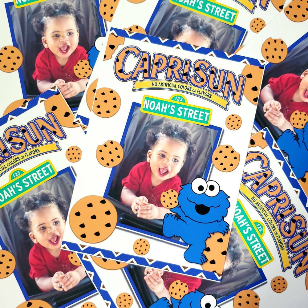 Juice Pouch Labels - Set of 12