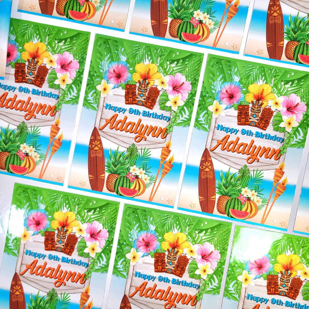 Juice Pouch Labels - Set of 12