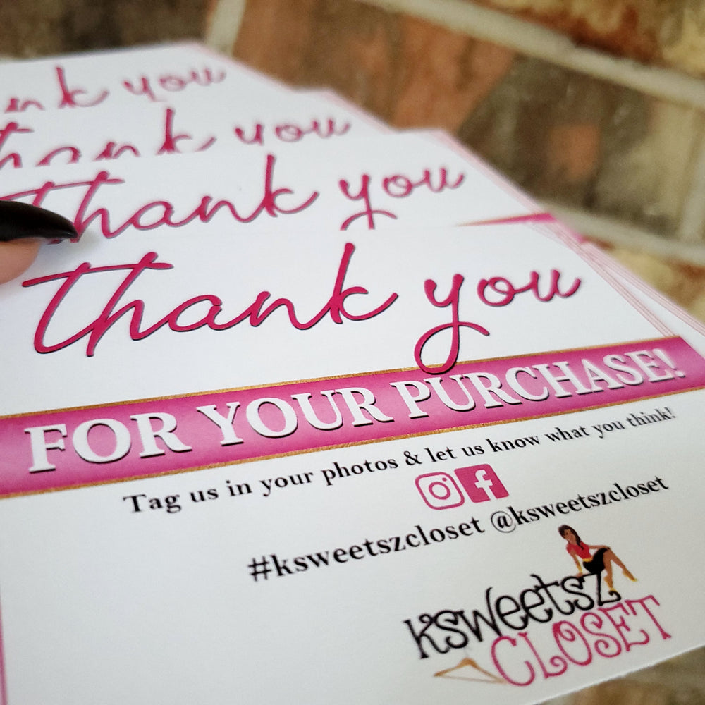 Thank You Cards - Set of 12