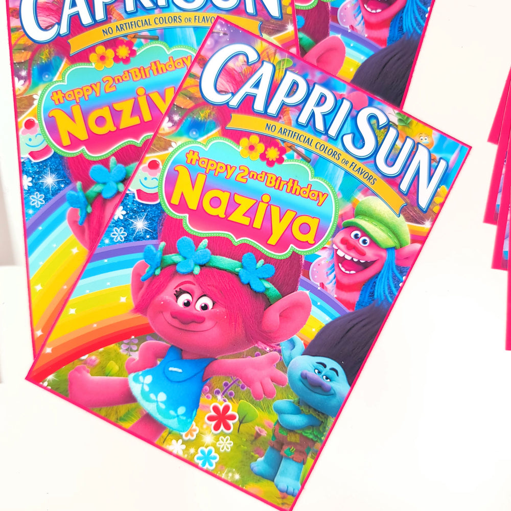 Juice Pouch Labels - Set of 12