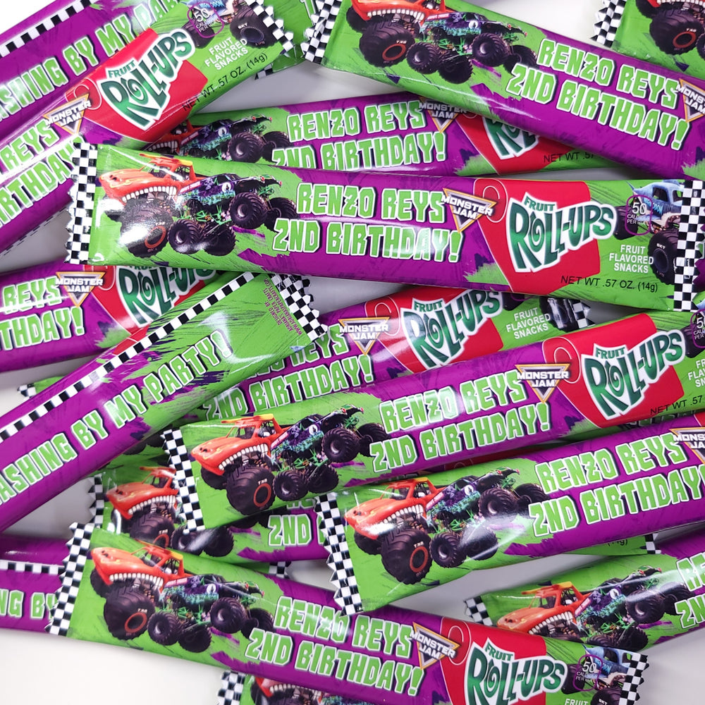 Printable Fruit Roll Up Wrapper Design