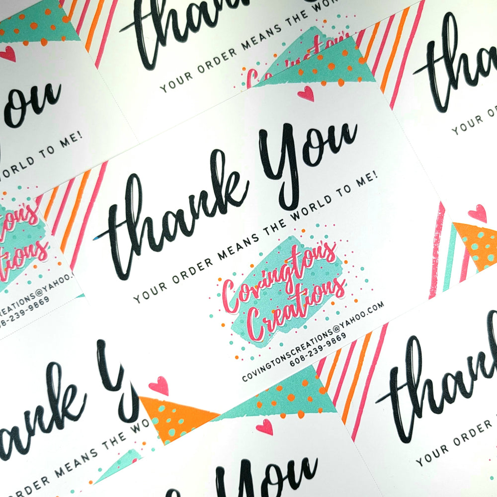 Thank You Cards - Set of 12