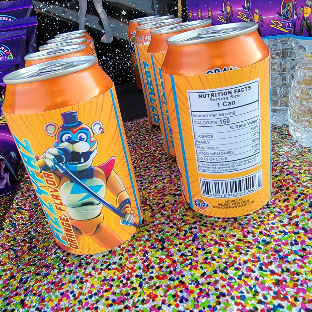 Soda Can Labels - Set of 12