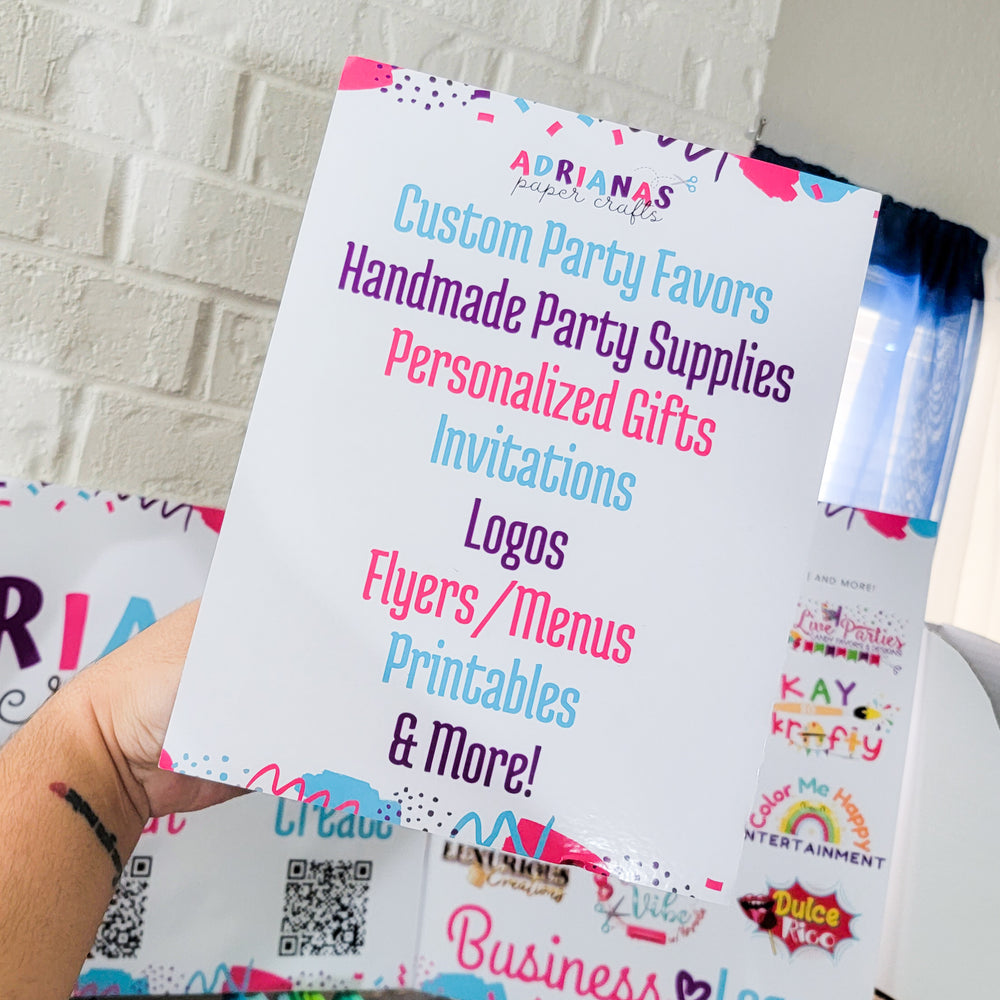Table Sign Prop