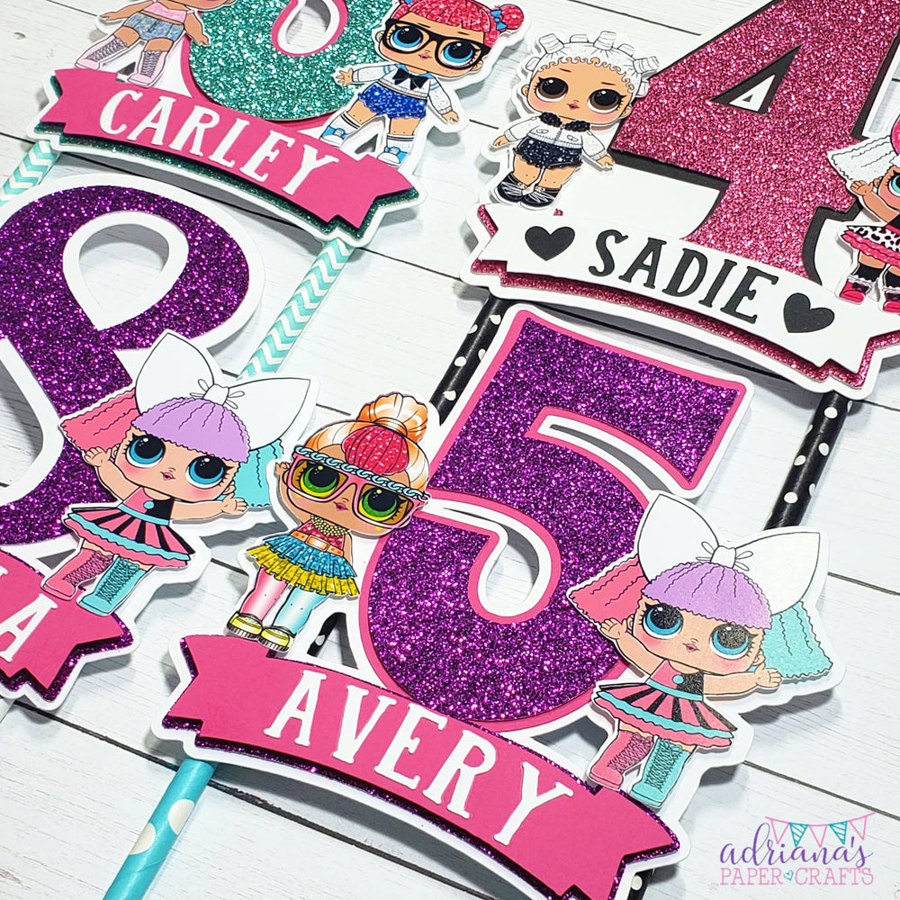 LOL Dolls Cake Topper
