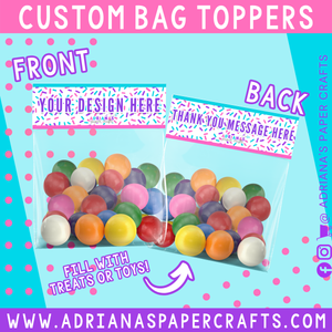 Printable Bag Toppers