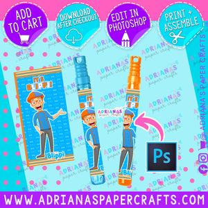 Editable Bubble Wand Design - Photoshop File