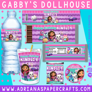 Juice Pouch Labels - Set of 12