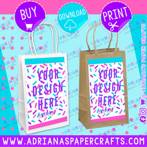 Printable Goodie Bag Label