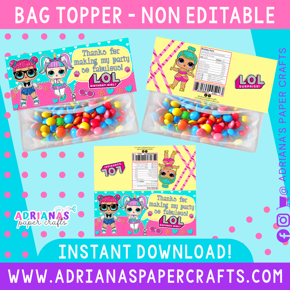 Bag Toppers