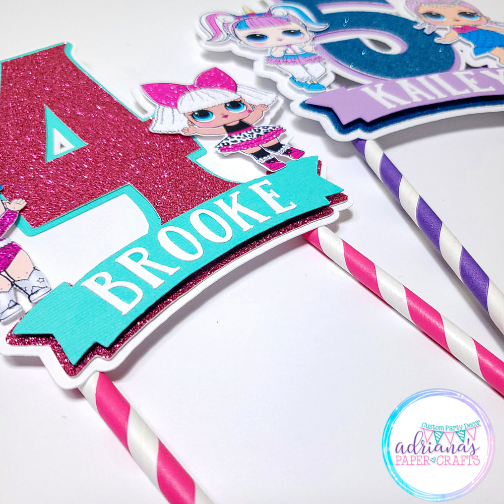 LOL Dolls Cake Topper