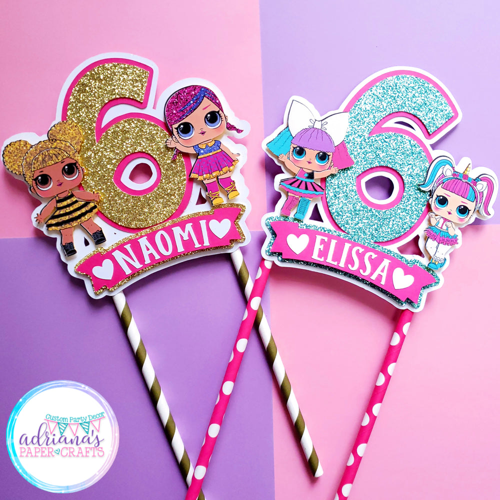 LOL Dolls Cake Topper