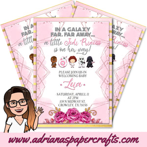 Star Wars Baby Shower Invitation