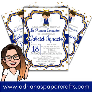 Mi Primera Comunión Invitacion