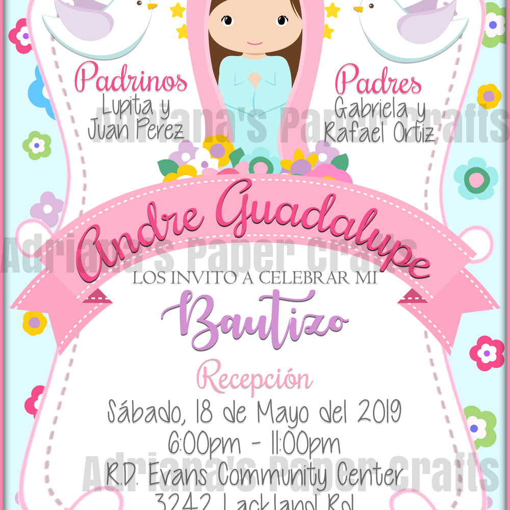 Mi Bautizo Invitacion