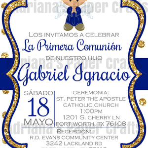 Mi Primera Comunión Invitacion