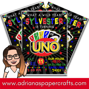 UNO Party Invitation