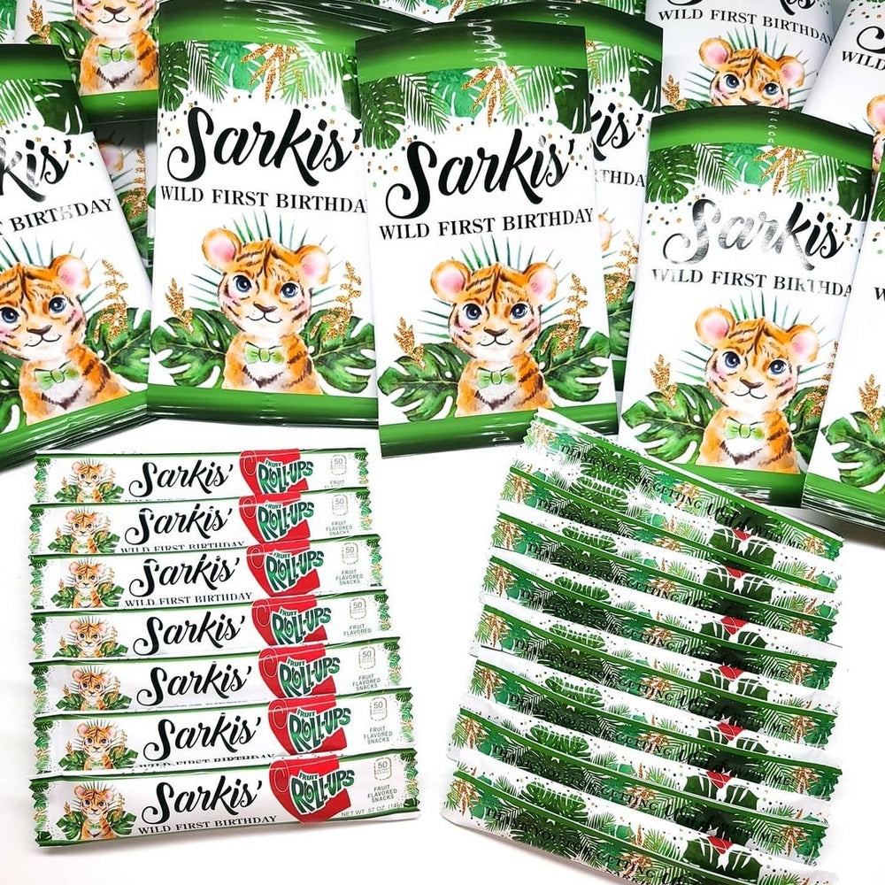 Printable Fruit Roll Up Wrapper Design