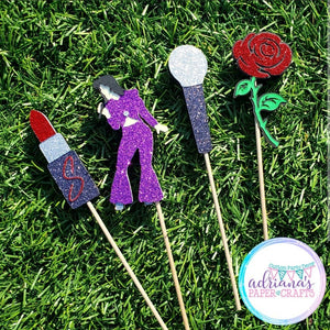 Selena Inspired Glitter Cupcake Toppers