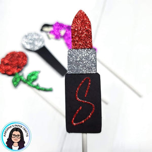 Selena Inspired Glitter Cupcake Toppers