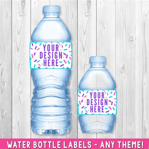Printable Water Bottle Labels