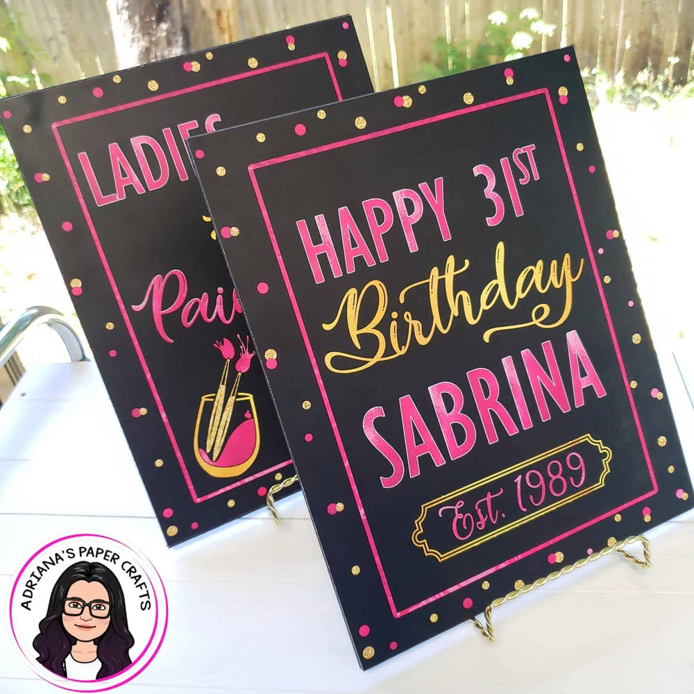 Table Sign Prop