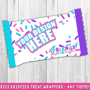 Printable Rice Krispies Treat Wrapper Design